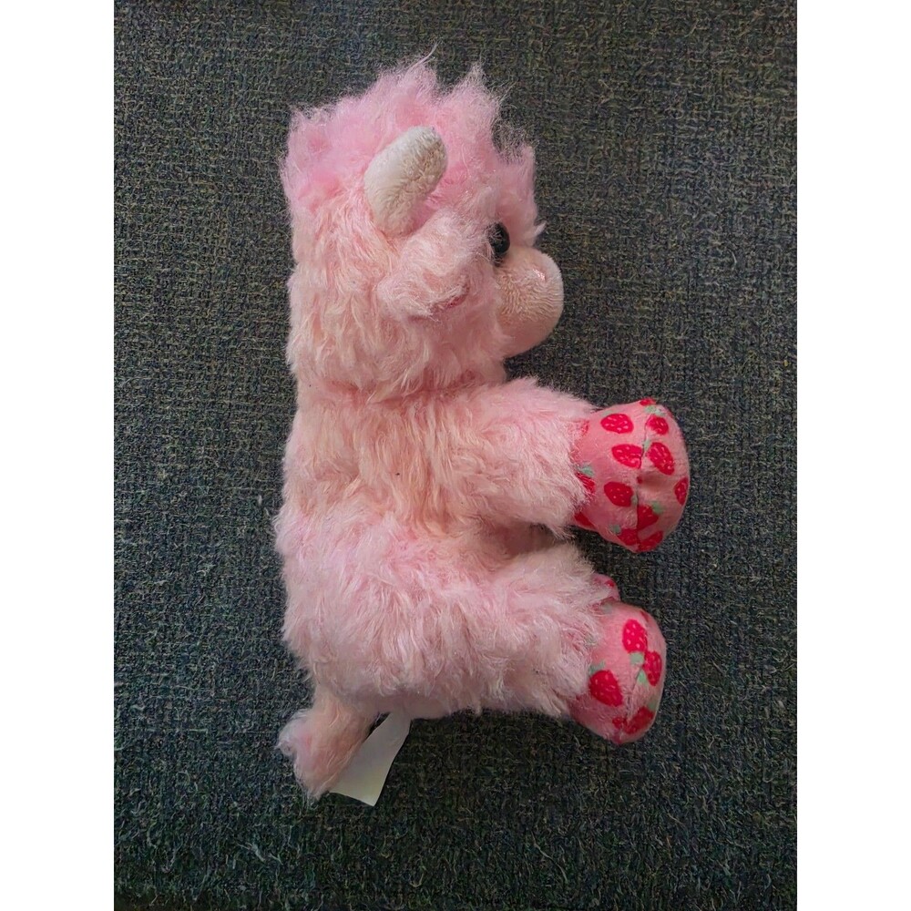 Build-A-Bear Workshop Pink Strawberry Stuffed Animal Plush Toy - Picture 4 of 4